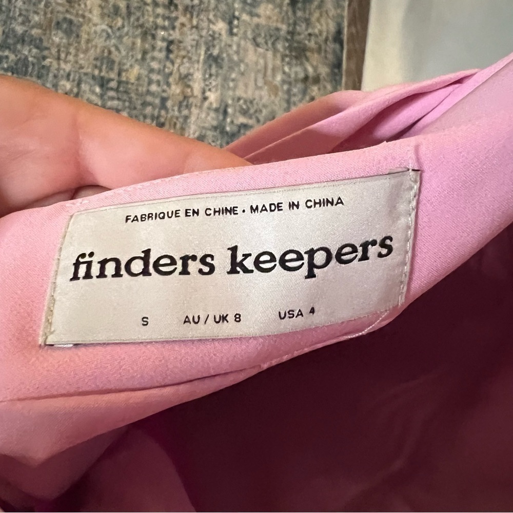 Finders Keepers Essie Mauve Pink Halter Dress 4 - Picture 4 of 10